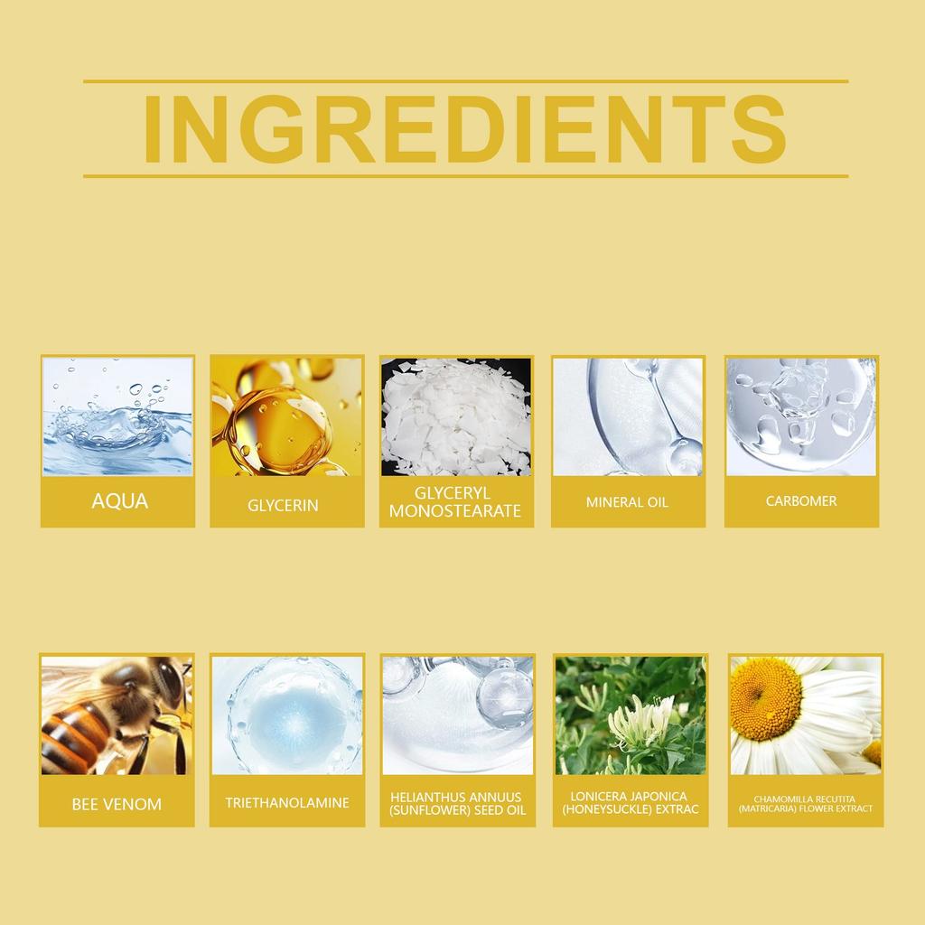 Bee Wrinkle Face Cream  For Extremely Dry Skin For Itchy Skin  And Puffiness 50g/150g/30g/150g