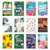 12pcs Hawaiian Luau Hello Summer Flamingo paper Invitations card Aloha theme Tropical Summer Beach Birthday party decoration
