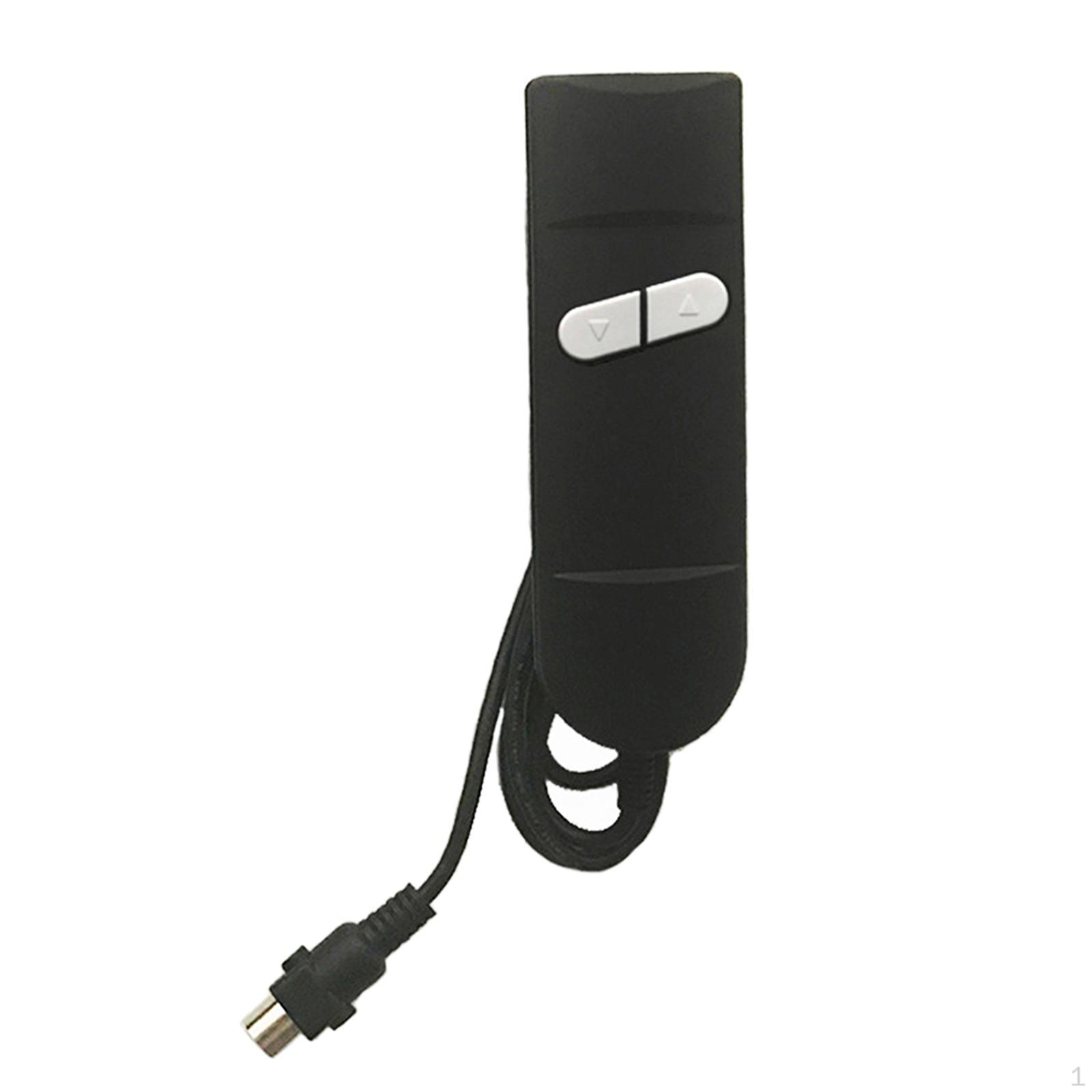2 Remote Manual Control Handset Easy Handing up and Down 5 Pin Connection Two Functions Straight Head