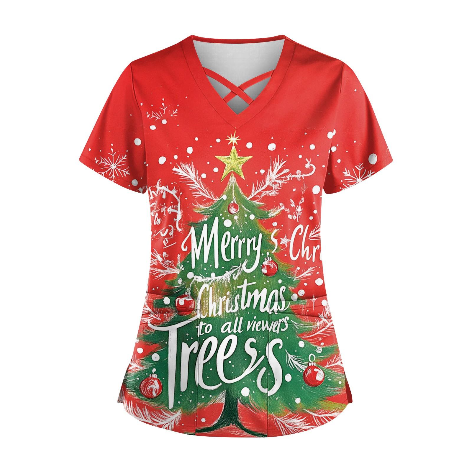 

Женская модная рабочая одежда с v-образным вырезом, короткими рукавами, завязками и карманами, топы соответствующего цвета и защитная одежда XXXXXL зелёный