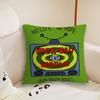 Cartoon DDaria Fashion  Cushion Cover Pillow Case Plush Fabric Soft Double Sided Print Sofa Cushion Cover Throw Pillow Covers