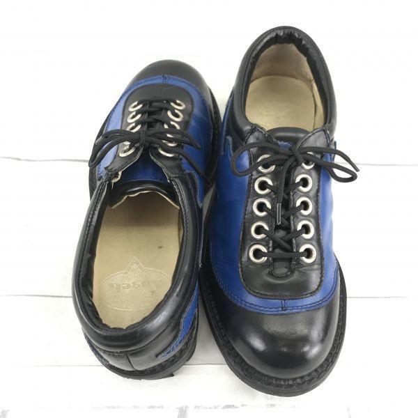 Made in Poland John Flubog Casual Shoes 24.5 Black Blue Sewn Sole Dress Shoes Business(USED)