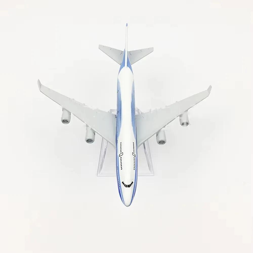 Collection Aircraft 1/400 Scale B747 Prototype Airlines 16cm Alloy Metal Plane Model With Base Gift Desk Decoration Home Display