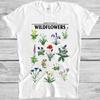 Wildflower Botanical Flowers Saying Nature Vintage Cool T Shirt M1017