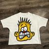 Chic American Anime Cartoon Street Hiphop Cotton Unisexs Summer Fashion Loose Graphic T Shirts Streetwear Harajuku Unisex Tops