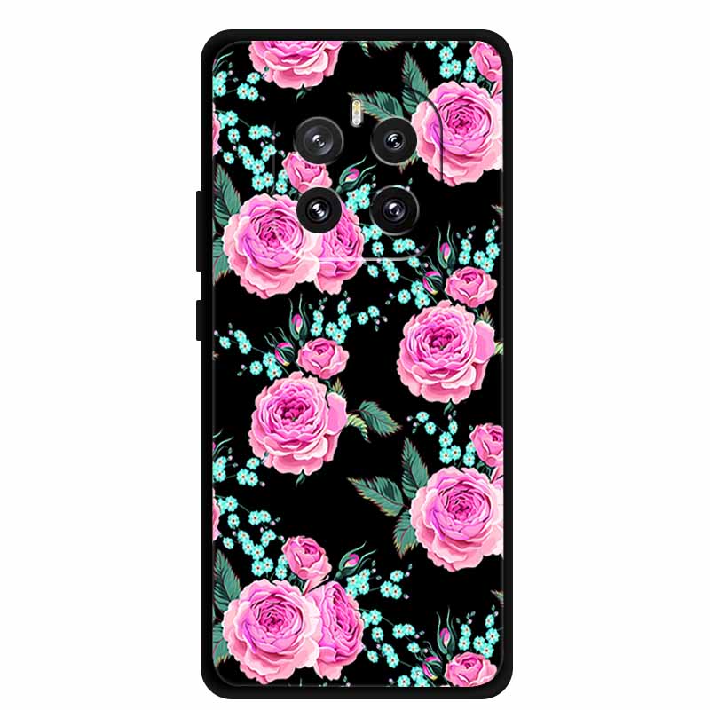 For Honor GT Pro 5G Phone Case Lovely Cartoon Cat Black Silicone Soft Back Cover For Honor GT Pro Case G T Pro Coque 6.78" Shell