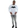 DC Comics Mens Justice League Movie Batman Emblem Sweatshirt
