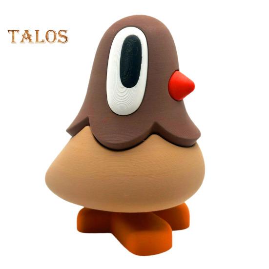 

3D Printed Pigeon Ornament with Magnetic Foot Secret Note Compartment Detachable Artistic Pigeon Statue Pigeon Collectible Toy Home Decoration