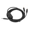 Replacement Headphone Cable 3.5mm Volume Control Sound Cable Compatible for MMX300 MMX300 2nd Gen Headset