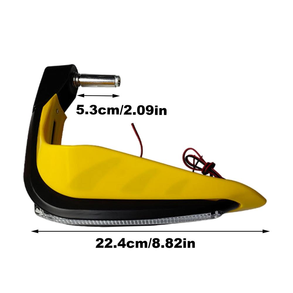 

Защита рук для кроссового мотоцикла, мотокросса, скутера, защита рук на руль, защита ручек руля, защита от падений жёлтый