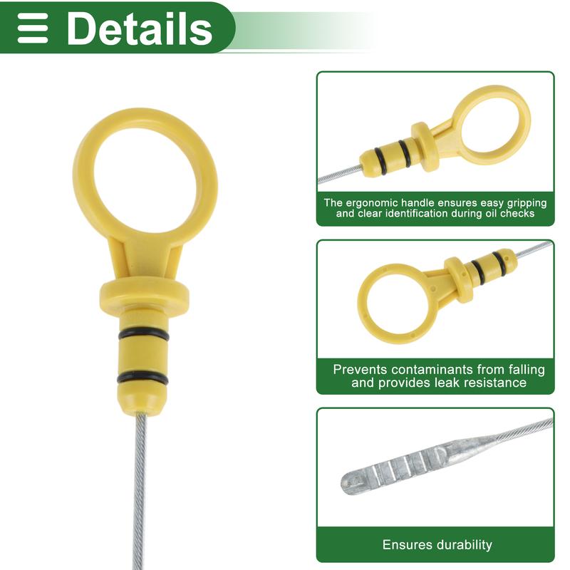 UXCELL Oil Level DipStick No.6C1Q6750BC/7C166754AD for Ford Transit V347 2.4 3.2 06-14