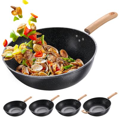28/30/32/34cm Bratpfanne Antihaft Omelettpfanne Maifan Stein Sautépfanne Kochpfanne Induktionsgeeignet