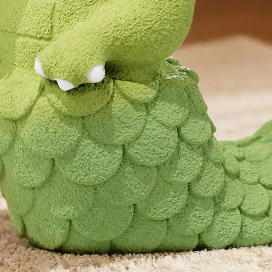 Crocodile Dog Chew Toy Squeaky Crocodile Bite-Resistant Interactive Dog Toy Teeth Cleaning Self-Entertainment Toy for Dogs Puppies Play Chewing