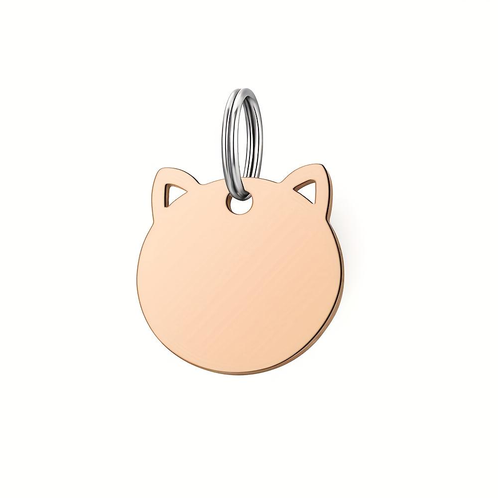 

Идентификационный жетон для собак и кошек - Прочный цинковый сплав, Гравировка имени и номера телефона, Красочный дизайн кошачьей мордочки, Идентификация питомца | Красочные жетоны для питомцев 1PC