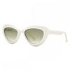 MoSchino Green Shaded Cat Eye LadieS SunglaSSeS MoS163 S 0Szj 9k 55 Multi
