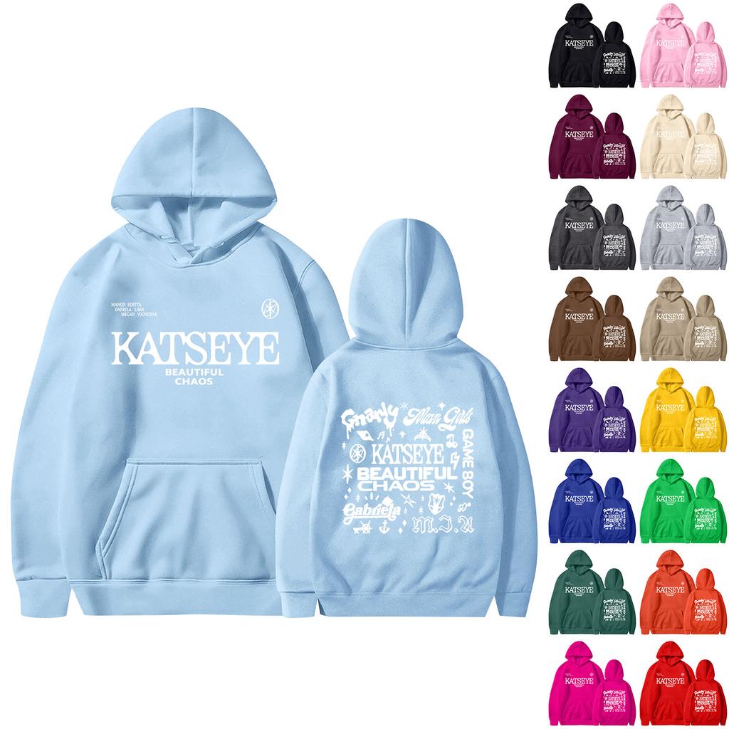 Men's Printed Hooded Long Sleeved Sweatshirt For Casual Sports Comfort