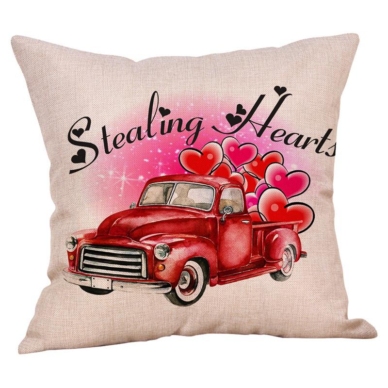 New Valentine's Day Series Cushion: Fashionable Home, Office, or Car Pillowcase
