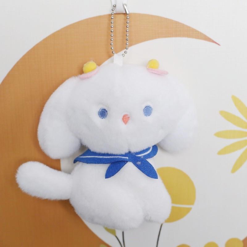 Cute Cute Tilted Head Dog Pendant Doll Cartoon Dog Hanging Keychain Plush Toy Rag Doll