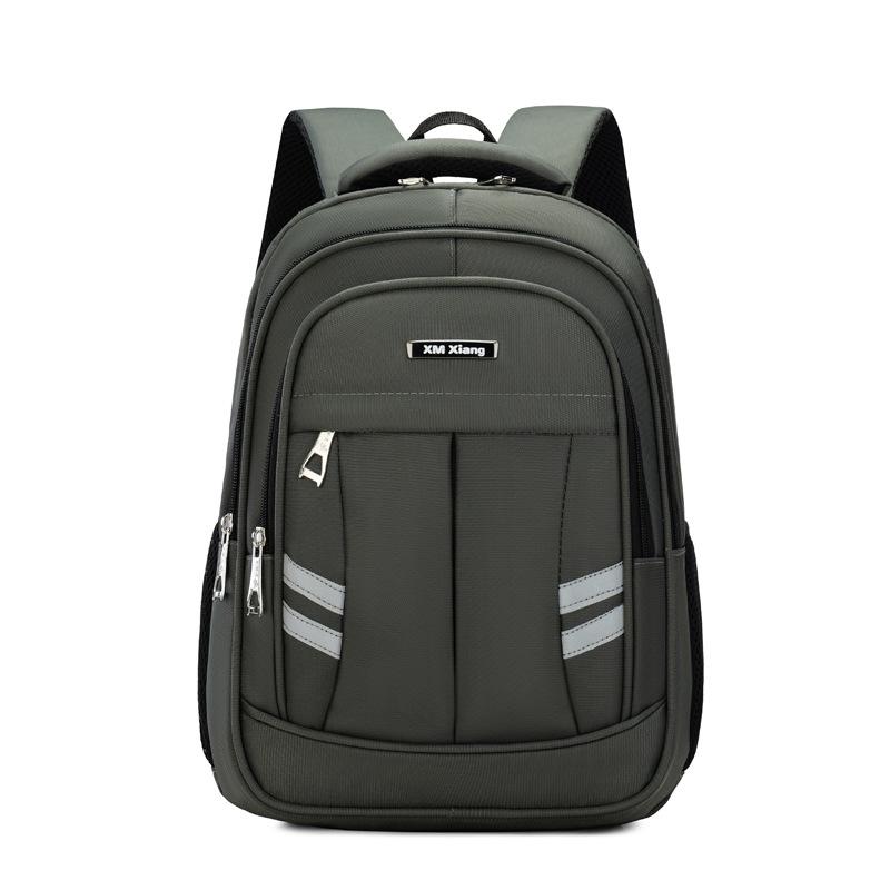 Schoolbag Backpack Men's Business Backpack Commuting Leisure Travel Large Capacity Male Female Junior High School Student School Bag Computer Bag