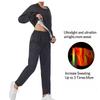 Plus Size Women's Windproof Athletic Suit: Jacket and Sweatpants Ski Set