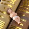 Baby Jesus in Manger Figurine Resin Nativity Sculpture Baby Jesus Christ in Manger Figurines Church Nativity Scene Craft Decor