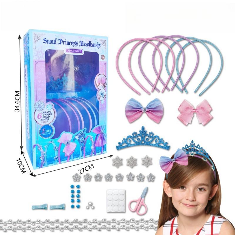 Diy Hairband Making Kit For Girls Build And Design Your Own Princess Dream Fantasy Party Props Toys Creative Birthday Gifts