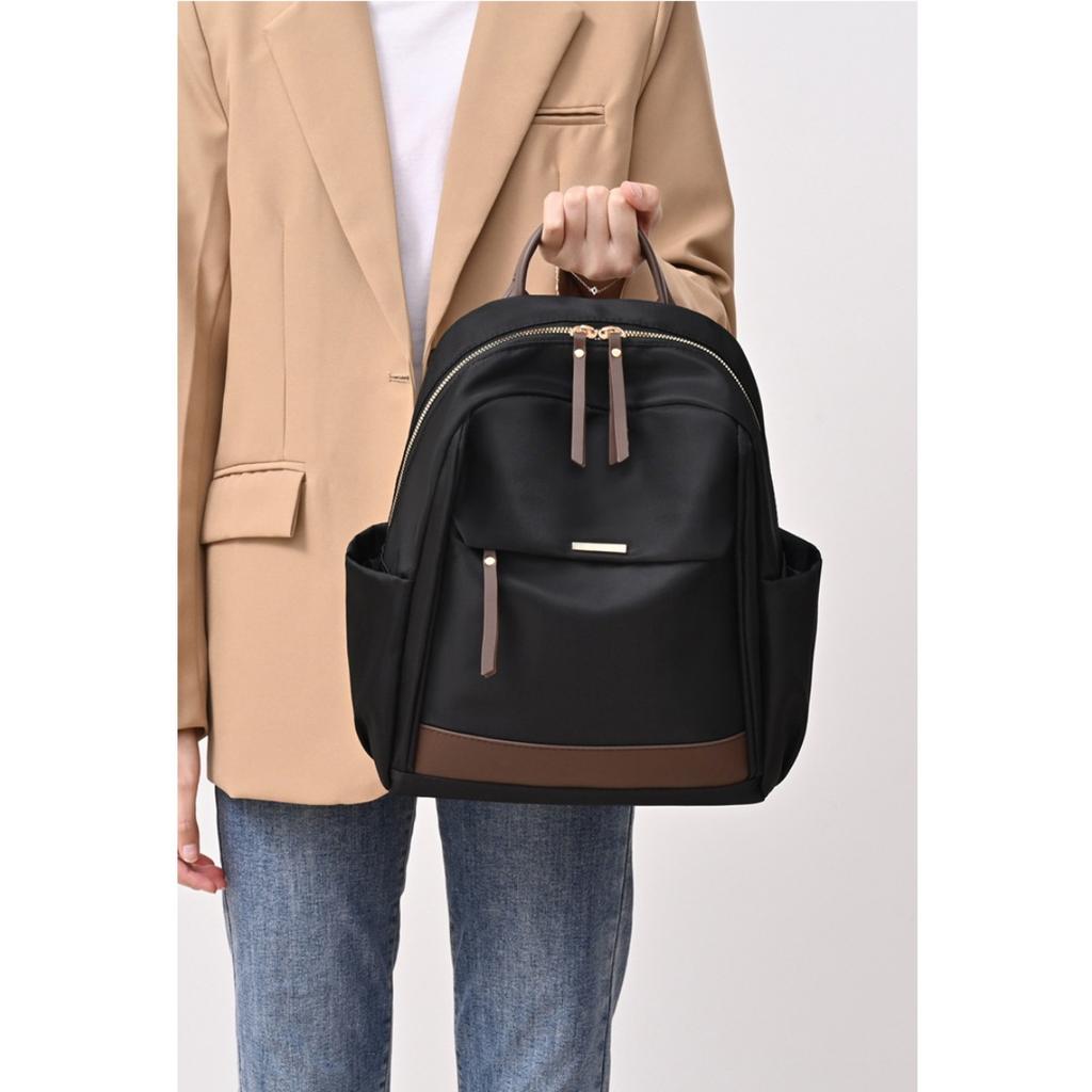 Ladies' Large Capacity Backpack - Lightweight and Durable Nylon College Style Backpack School Backpack | Fashion Backpack | Nylon Travel Backpack