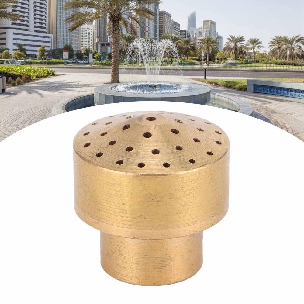 Multi Hole Brass Fountain Nozzle Brass Pond Fountain Nozzle Hotel Fountain Decoration G1/4 Inch DN8