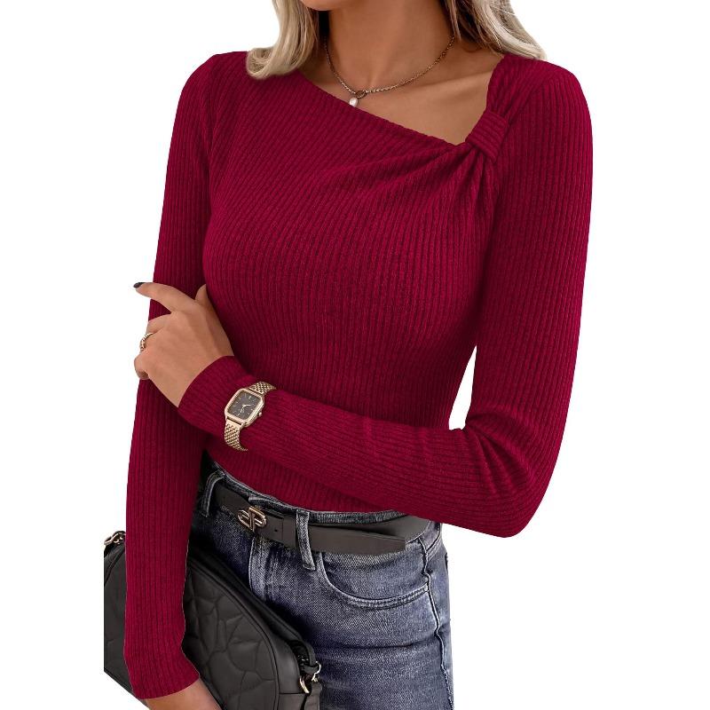 JPNTKY Damen Mode Lässige Langarm Blusen & Hemden