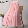GMXIA 28 Colors Women's Fashion Casual Summer Spring Leisure Skirt