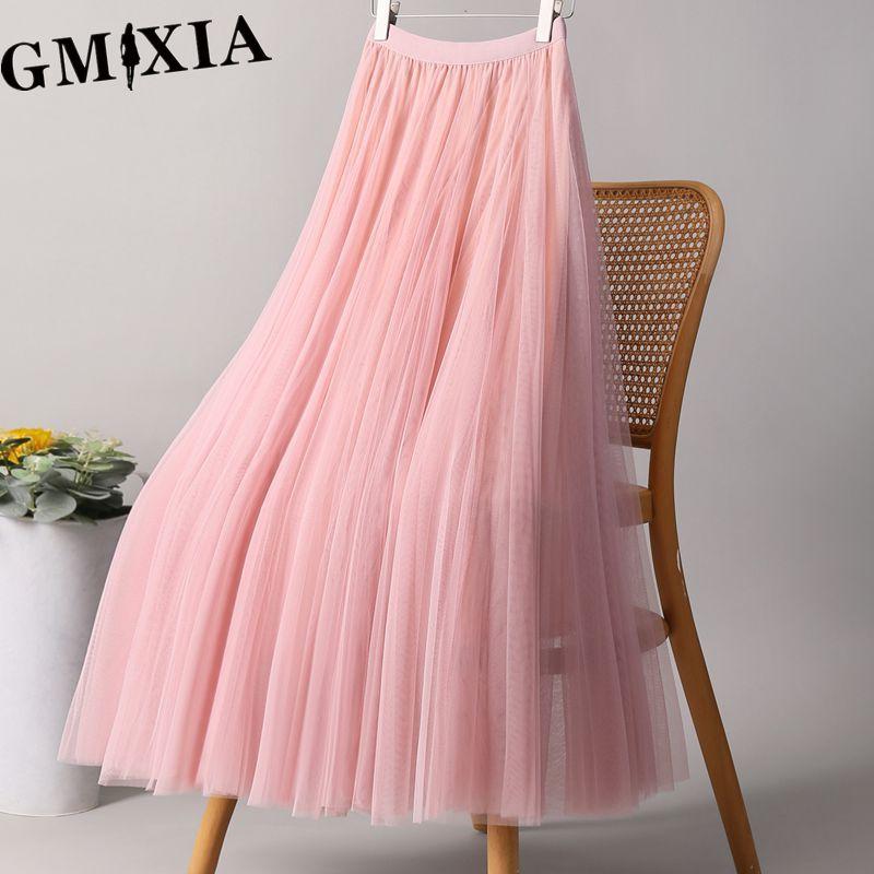 GMXIA 28 barev Dámská módní ležérní letní jarní volnočasová sukně