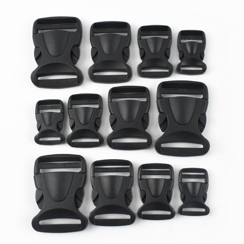 5-20Pcs 20/25/32/38mm Plastic Side Release Buckles Backpack Straps Safety Buckle Dog Collar Adjust Clasps Carabiner Accessories