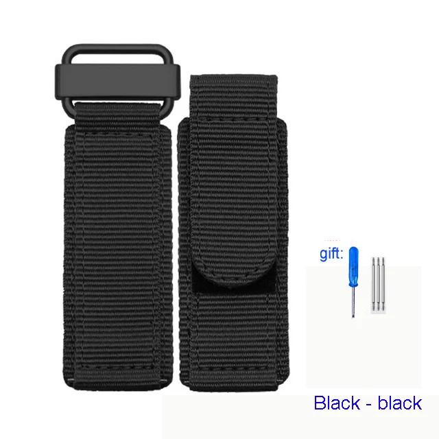 Watch accessories For Seiko Rolex Panerai Tudor Hook-and-loop fastener Nylon sport watchband for Nato watch strap 22mm 24mm