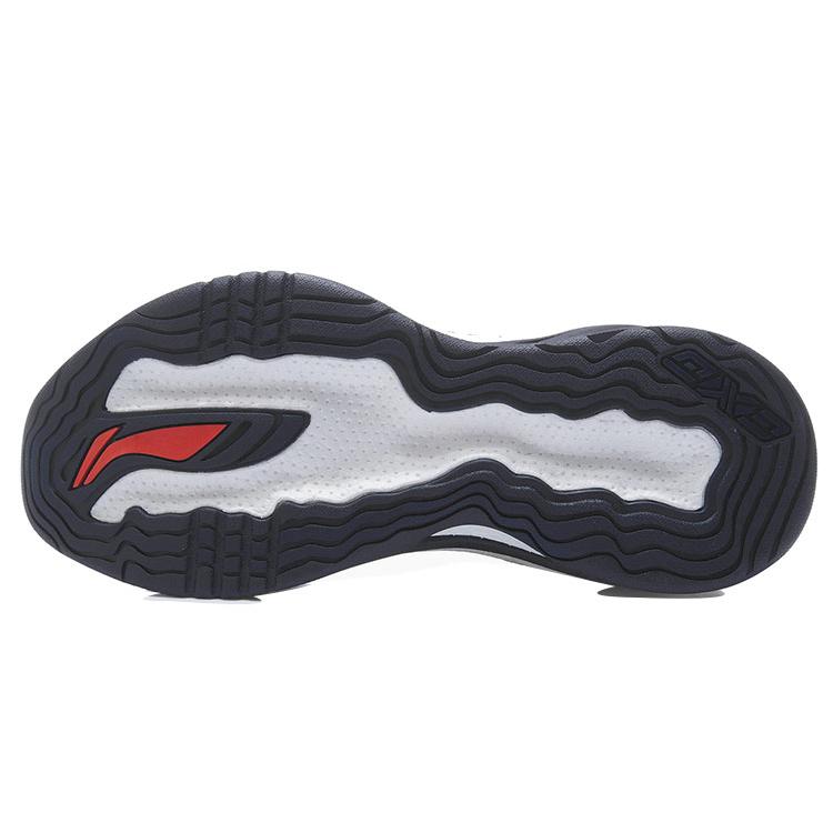 Li Ning Exceed 5 Slip Resistant Abrasion Resistant Low Top Running Shoes Men's White Blue AGLR025-1