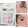 Face Diamond Gem Sticker 5D Colorful  Tattoo Eyeshadow Stickers For Festival Nail Body Makeup Bling Jewel Diy Decor