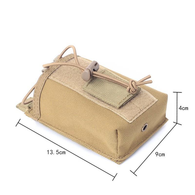 Outdoor Multifunctional Walkie-talkie Hanging Bag Molle Military Fans Sports Camouflage Accessory