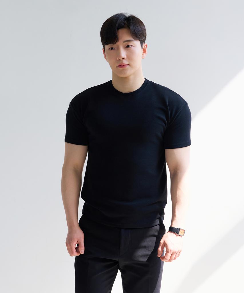 HECKCOOLNAM Men'S Muscle Fit Short Sleeve T-Shirt With Premium, Stretchy Fabric That Makes Shoulders Look Broader