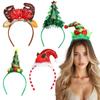 Christmas Decoration Headband Headwear, Christmas Party Outfit, Three-dimensional Cartoon Antler Bell Headband Headwear
