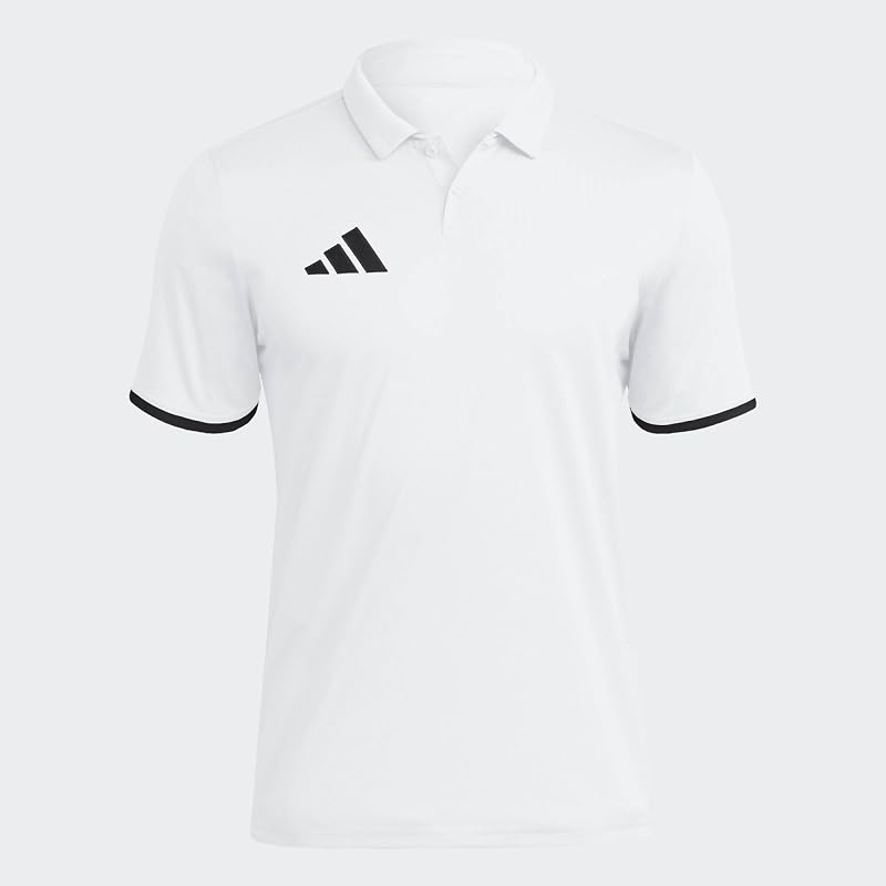 [Adidas] Soccer Polo Shirt Entrada26 Polo Men's MIP66 White/Black (JZ6661) 2L