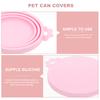 3 Pcs Pet Can Lid Lids Silicone Covers Food Seal Sealed Silica Gel Flexible Universal