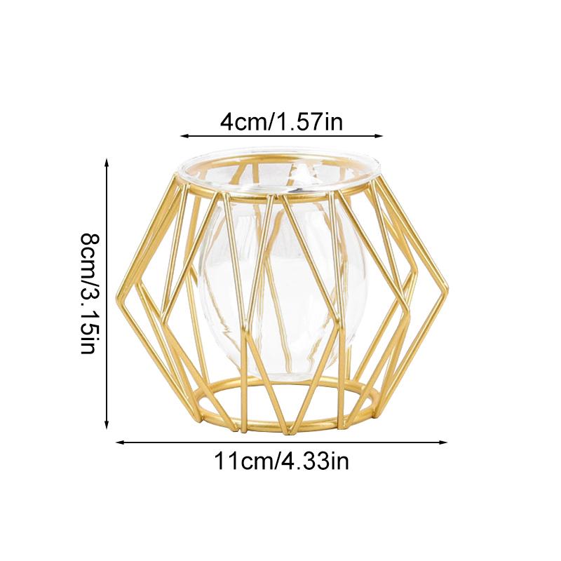 

1Pc Ornament Advanced Feeling Simulated Flower Container Farmhouse Decoration Flower Arrangement Simple Style Plant Display Rack