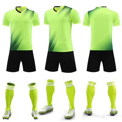 Football Jersey Set Men'S Adult Children'S Game Training Jersey Team Jersey Village Super Team Clothes Printing Number Student Jersey