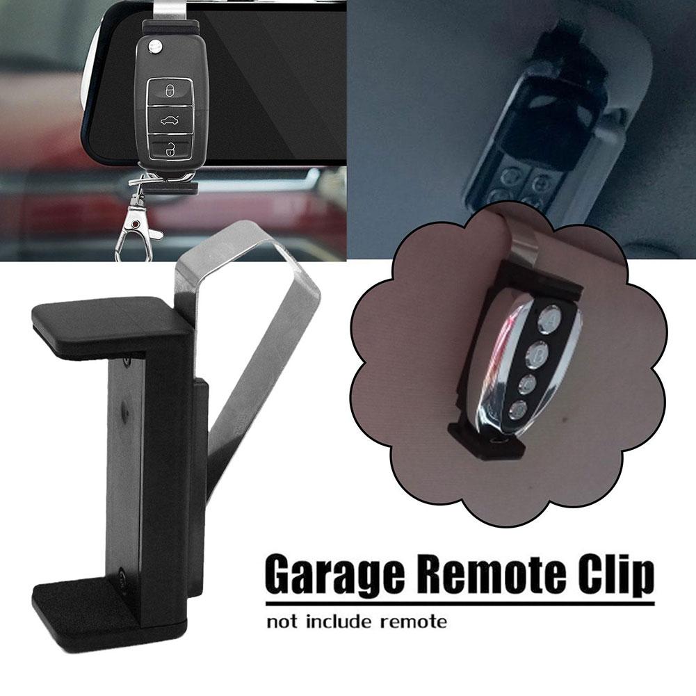 Garage Remote Control Clip Adjustable Car Sun Visor Clip Holder For Garage Door Control Car Keychain Universal Interior Access