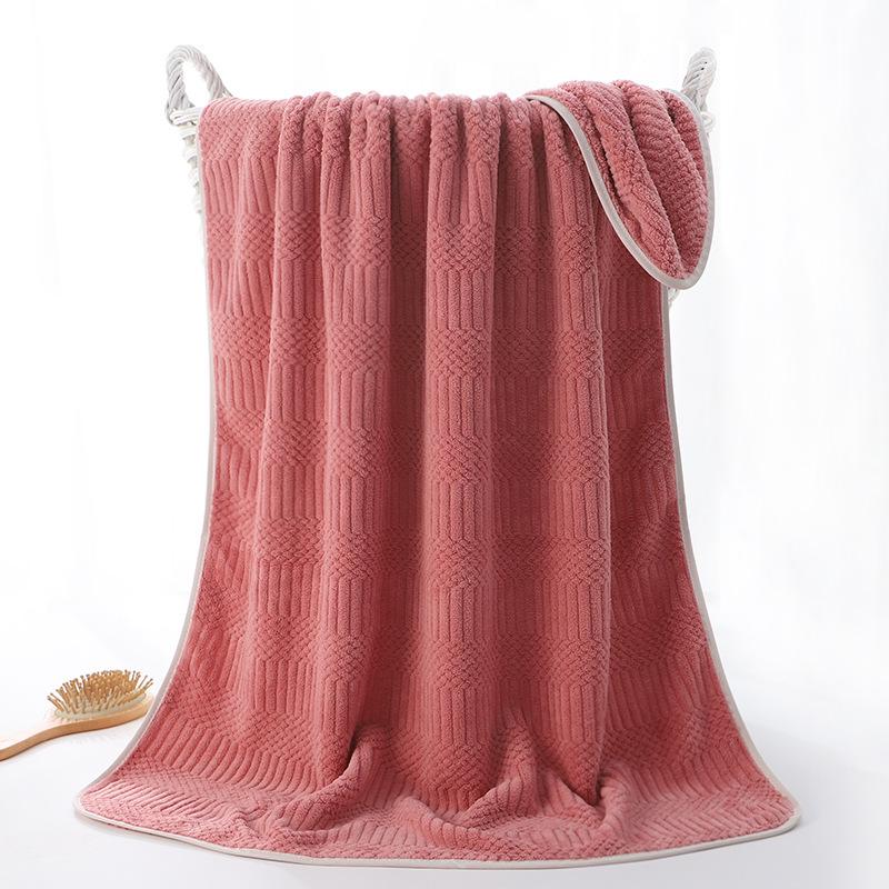 Thick Coral Fleece Face Towel - Soft, Absorbent & Quick-Drying for Couples