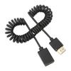 HD Multimedia Interface Male To Female Coil Cable 2K 4K 60HZ 1.8M Spring Wire HD TV Computer Notebook Display Projector