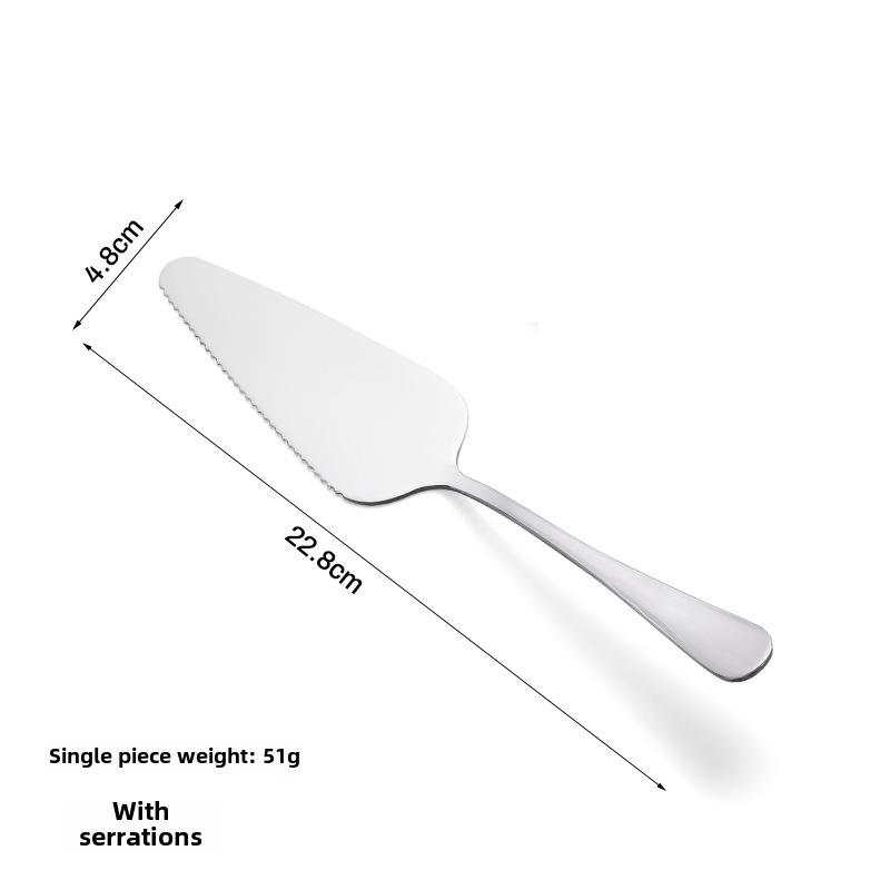 Stainless Steel Triangular Cake and Pizza Shovel - Creative Kitchen Cheese Cutter and Cream Spreader