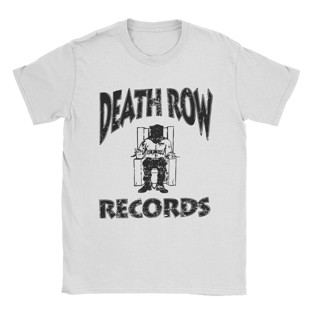 Death Row Records T-Shirt für Herren Mode 100% Baumwolle T-Shirts Rundhals Kurzarm T-Shirt Neue Ankunft Kleidung