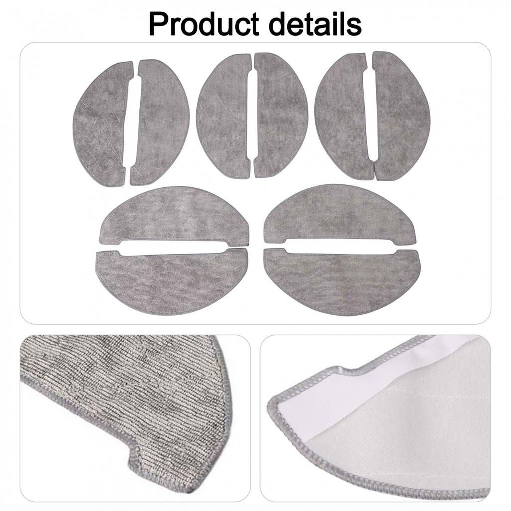 For Kids Mop Cloth Kit Replacement Mop Cloth Robot Vacuum Mop