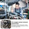 Sauerstoffsensor Steckschlüssel Stahl Universal 22mm O2 Sensor Nuss Rutschfest Automobil Sauerstoffsensor Distanzstück Für Drahtdurchführung