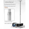 Versatile Projector Ceiling Mount and Wall Bracket with Retractable Lift and Shelf